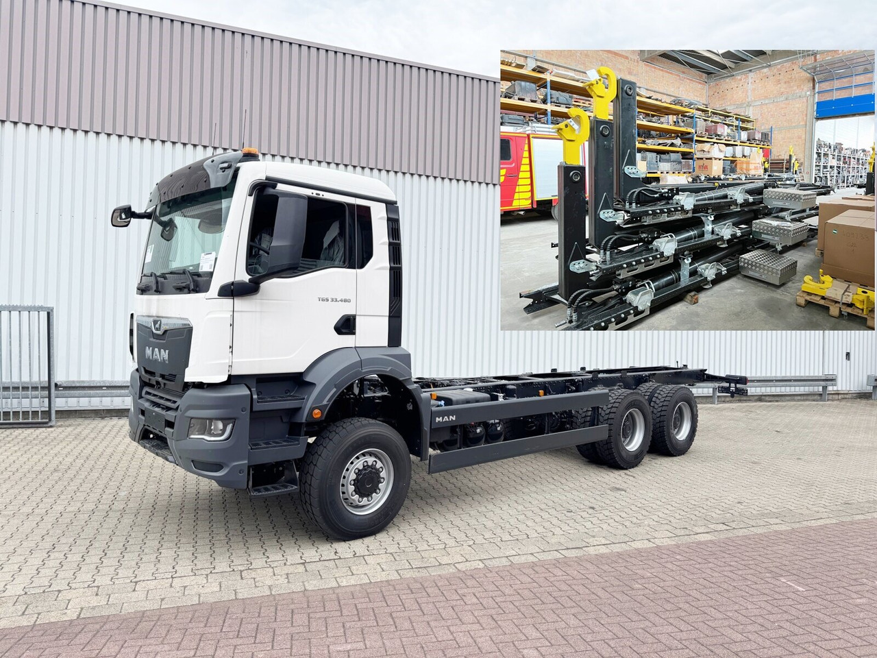 MAN TGS 33.480 6x6 BB CH TGS 33.480 6x6 BB CH, Hohe Bauart, Nebenantrieb - Мултилифт с кука камион: снимка 1 MAN TGS 33.480 6x6 BB CH TGS 33.480 6x6 BB CH, Hohe Bauart, Nebenantrieb - Мултилифт с кука камион: снимка 1
