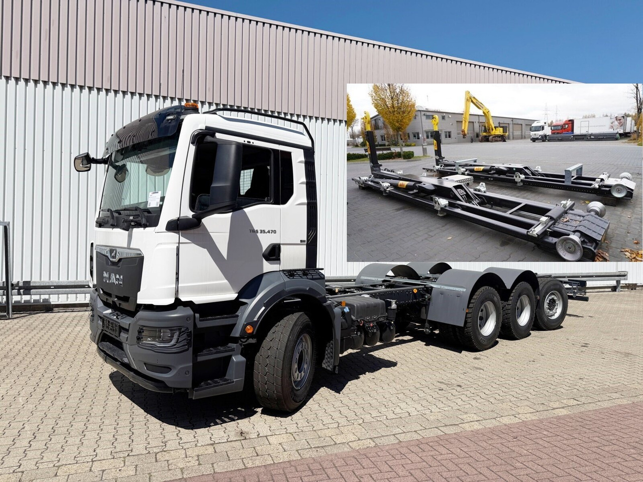 MAN TGS 35.470 8x4-4 BL TGS 35.470 8x4-4 BL, Lenk-/Liftachse, Navi, Motorabtrieb - Мултилифт с кука камион: снимка 1 MAN TGS 35.470 8x4-4 BL TGS 35.470 8x4-4 BL, Lenk-/Liftachse, Navi, Motorabtrieb - Мултилифт с кука камион: снимка 1