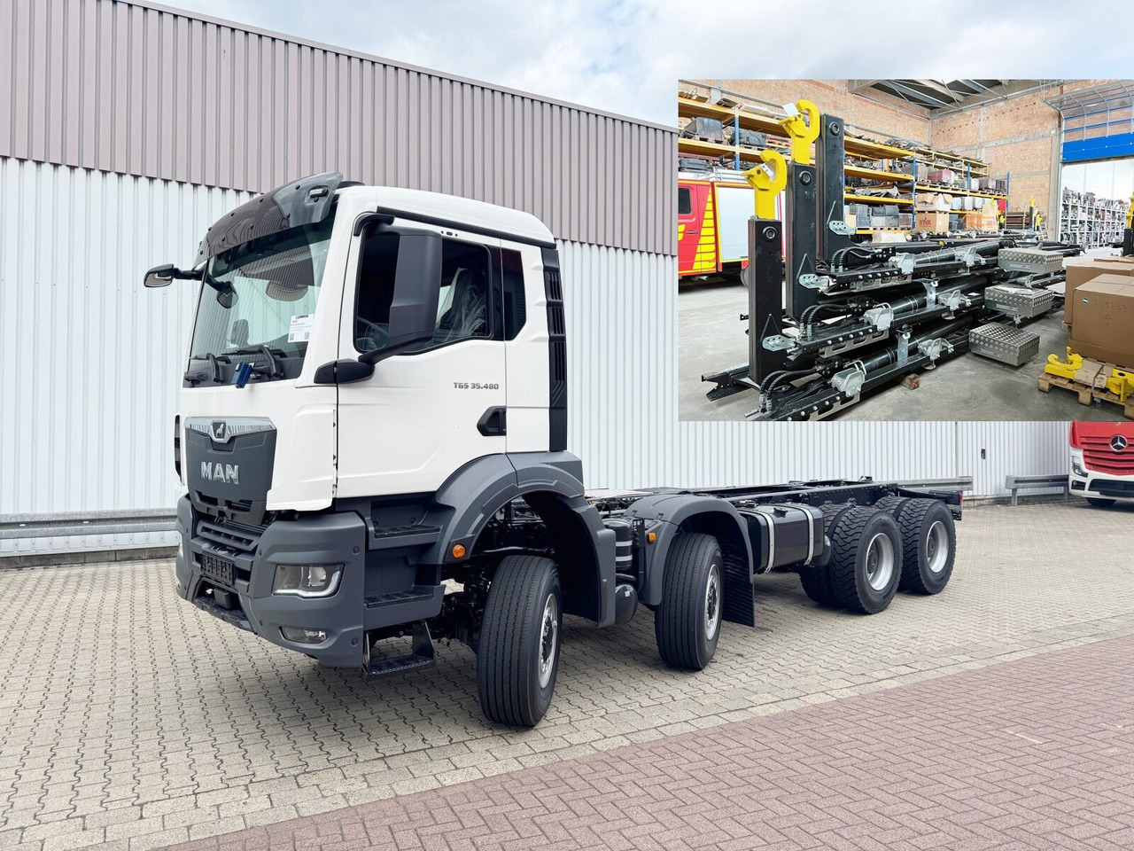 MAN TGS 35.480 8x8 BB CH TGS 35.480 8x8 BB CH, Hohe Bauart, Nebenantrieb - Мултилифт с кука камион: снимка 1 MAN TGS 35.480 8x8 BB CH TGS 35.480 8x8 BB CH, Hohe Bauart, Nebenantrieb - Мултилифт с кука камион: снимка 1