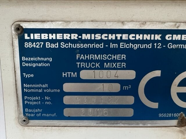 Полуремарке бетон миксер MÜLLER MITTELTAL SF32 mit Liebherr Betonmischer ca. 10m³ MÜLLER MITTELTAL SF32, Liebherr Betonmischer 10m³, 4x VORHANDEN , Liftachse: снимка 10