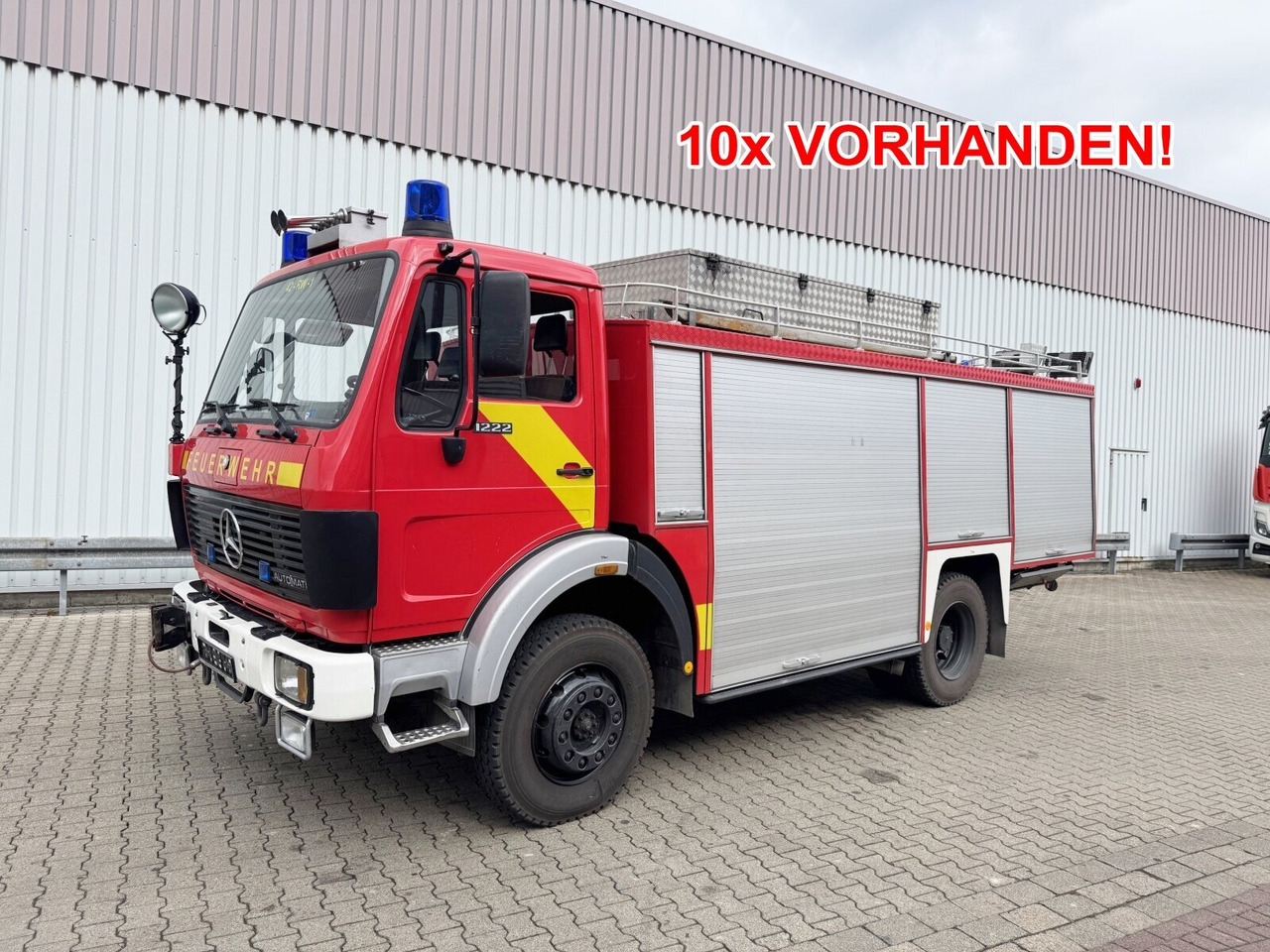 Mercedes-Benz 1222 AF 4x4 Rüstwagen RW 2 1222 AF 4x4, Rüstwagen RW 2, Seilwinde - Линейка: снимка 1 Mercedes-Benz 1222 AF 4x4 Rüstwagen RW 2 1222 AF 4x4, Rüstwagen RW 2, Seilwinde - Линейка: снимка 1