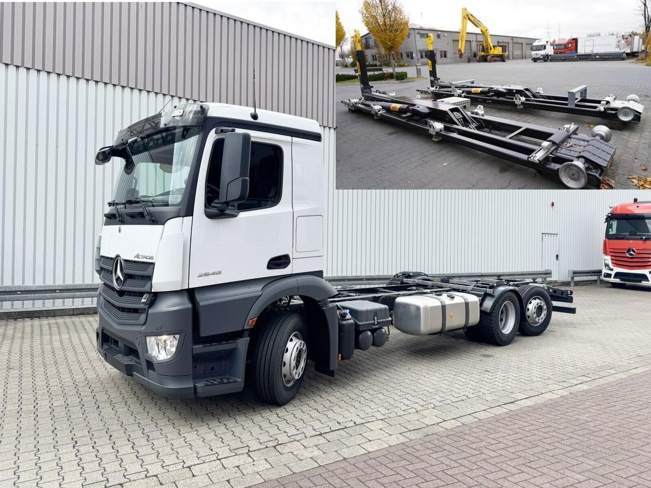 Mercedes-Benz Actros 2548 L 6x2 Actros 2548 L 6x2, Retarder, Lenk-/Liftachse - Мултилифт с кука камион: снимка 1 Mercedes-Benz Actros 2548 L 6x2 Actros 2548 L 6x2, Retarder, Lenk-/Liftachse - Мултилифт с кука камион: снимка 1