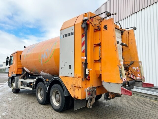 Боклукчийска кола За превоз на боклук Mercedes-Benz Actros 2632/41 6x4 Actros 2632/41 6x4, FAUN Rotopress 520, Zöller-Schüttung: снимка 12