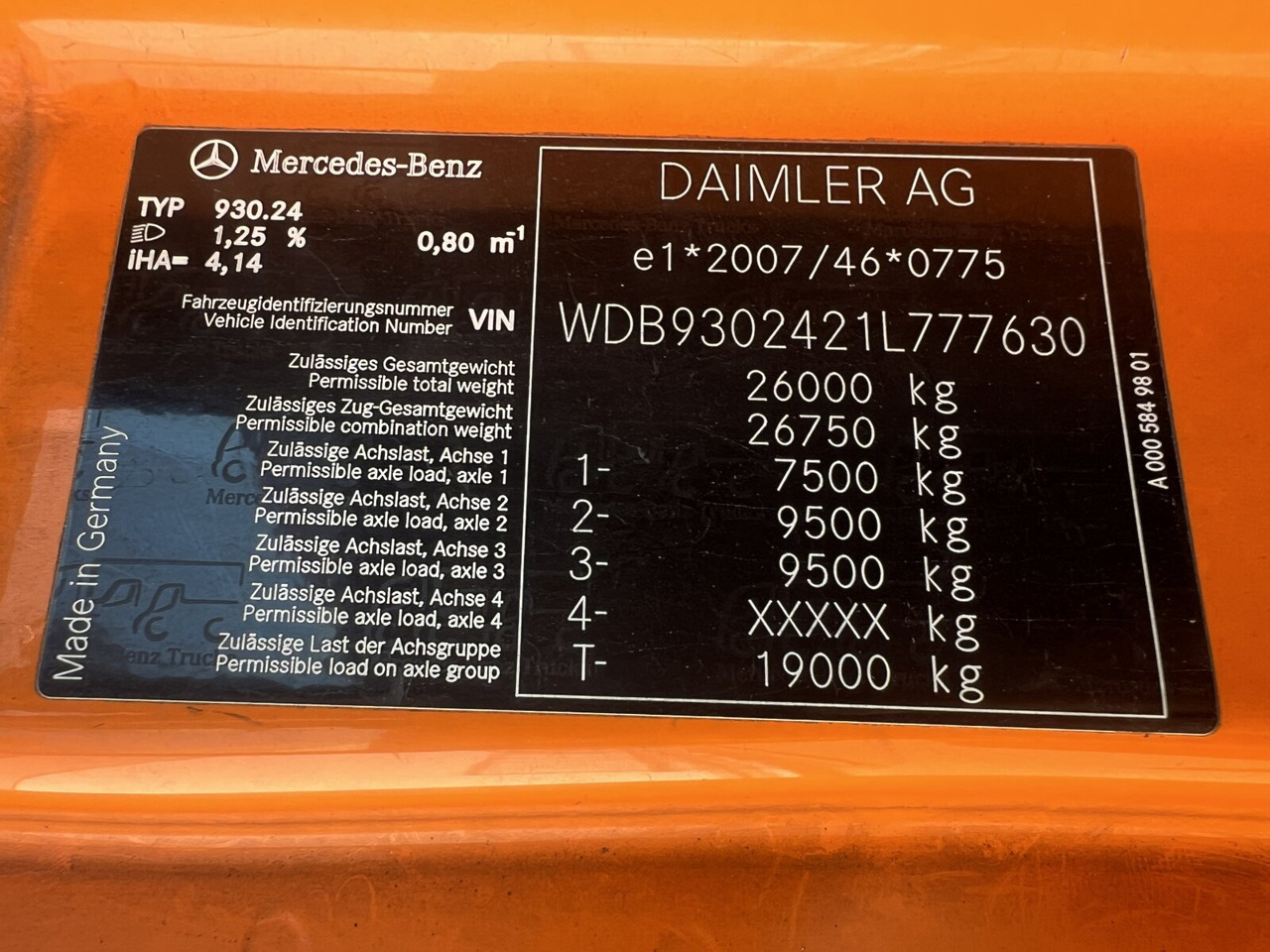 Mercedes-Benz Actros 2641/48 L 6x4 Actros 2641/48 L 6x4, Seilabroller, Haller Lotos, Zöller Schüttung - Боклукчийска кола: снимка 3 Mercedes-Benz Actros 2641/48 L 6x4 Actros 2641/48 L 6x4, Seilabroller, Haller Lotos, Zöller Schüttung - Боклукчийска кола: снимка 3