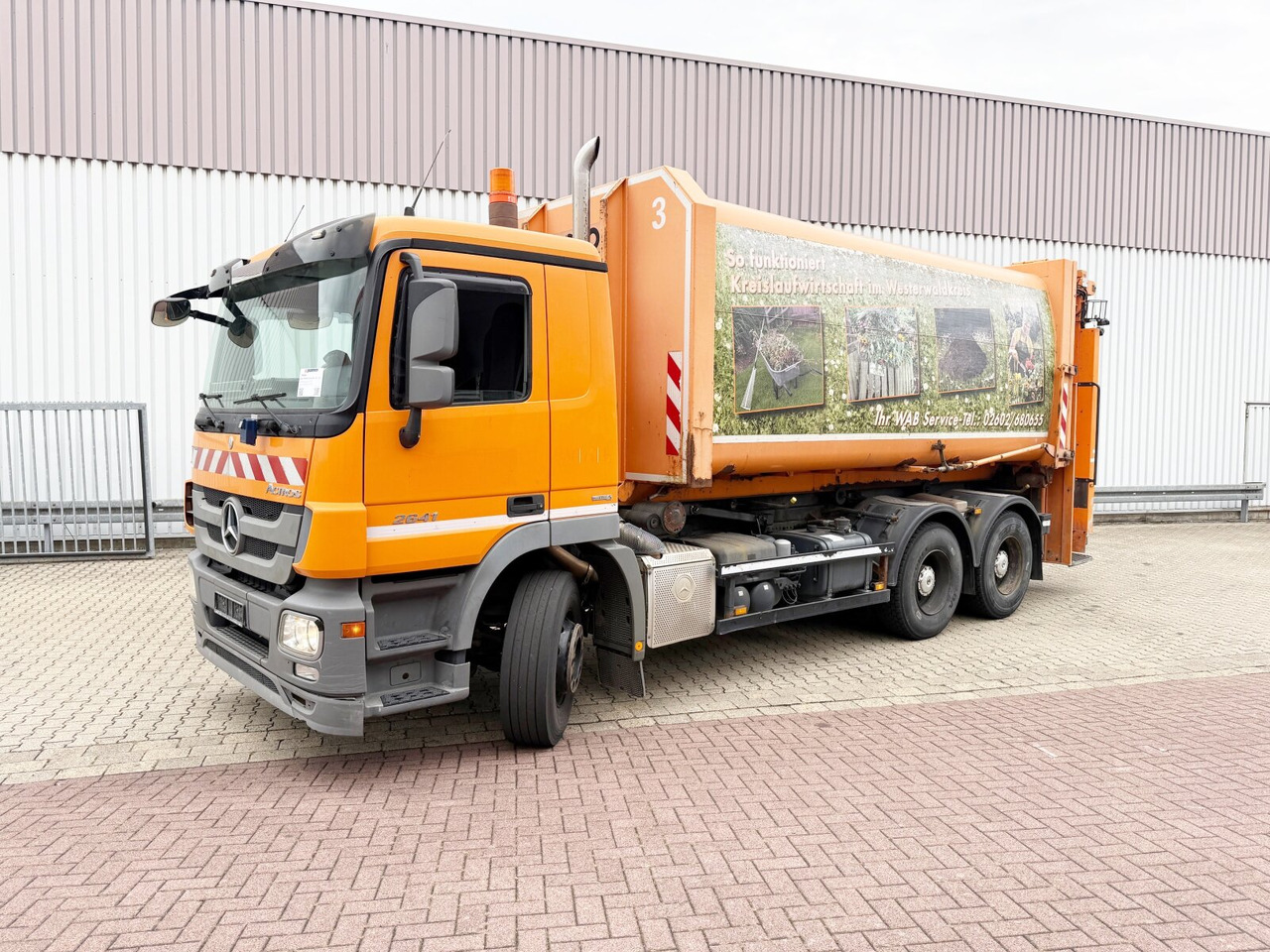 Mercedes-Benz Actros 2641/48 L 6x4 Actros 2641/48 L 6x4, Seilabroller, Haller Lotos, Zöller Schüttung - Боклукчийска кола: снимка 1 Mercedes-Benz Actros 2641/48 L 6x4 Actros 2641/48 L 6x4, Seilabroller, Haller Lotos, Zöller Schüttung - Боклукчийска кола: снимка 1