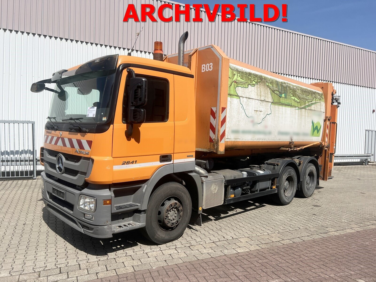 Mercedes-Benz Actros 2641/48 L 6x4 Actros 2641/48 L 6x4, Seilabroller, Haller Lotos, Zöller Schüttung - Боклукчийска кола: снимка 1 Mercedes-Benz Actros 2641/48 L 6x4 Actros 2641/48 L 6x4, Seilabroller, Haller Lotos, Zöller Schüttung - Боклукчийска кола: снимка 1
