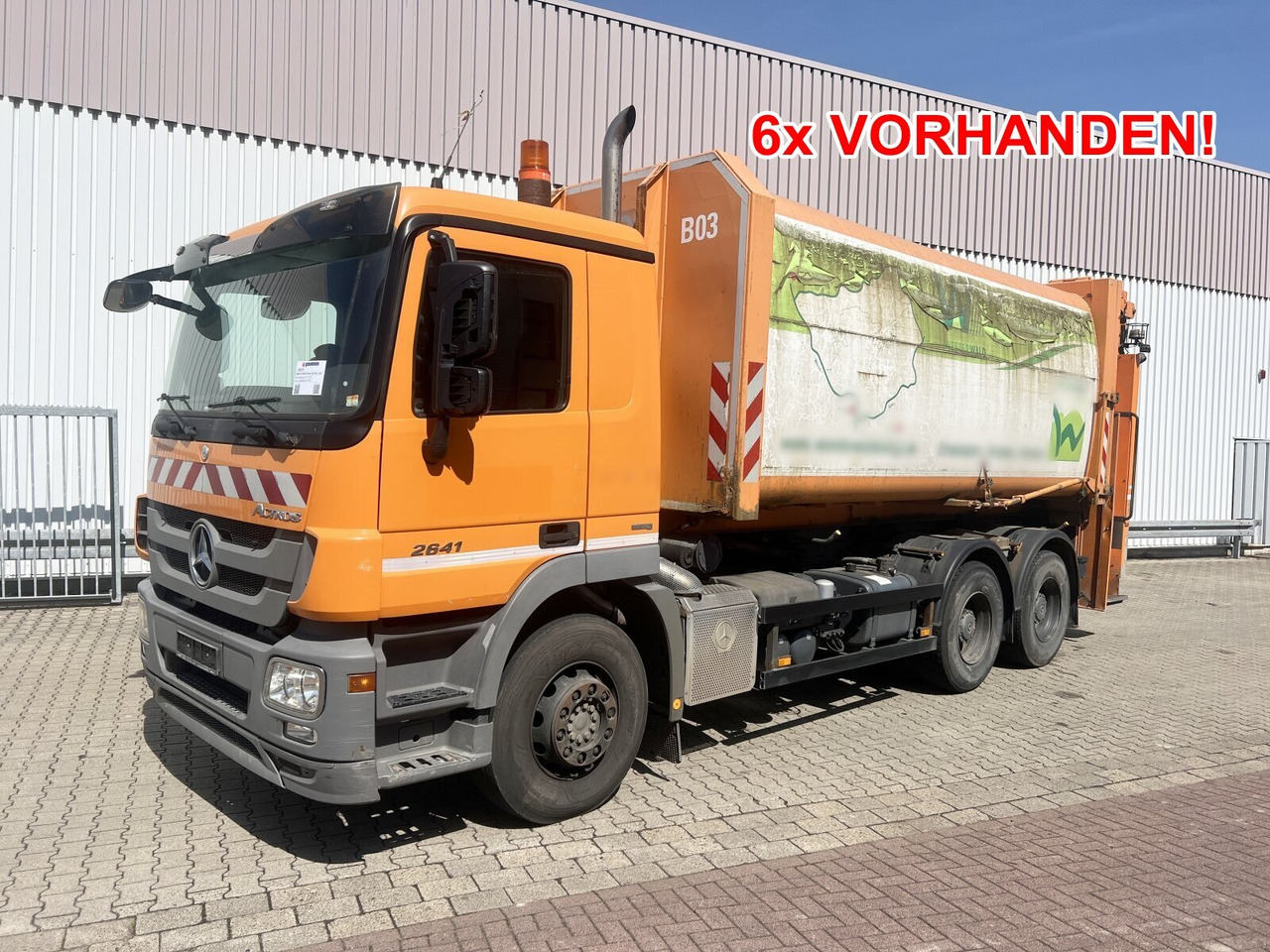 Mercedes-Benz Actros 2641/48 L 6x4 Actros 2641/48 L 6x4, Seilabroller, Haller Lotos, Zöller Schüttung - Боклукчийска кола: снимка 1 Mercedes-Benz Actros 2641/48 L 6x4 Actros 2641/48 L 6x4, Seilabroller, Haller Lotos, Zöller Schüttung - Боклукчийска кола: снимка 1