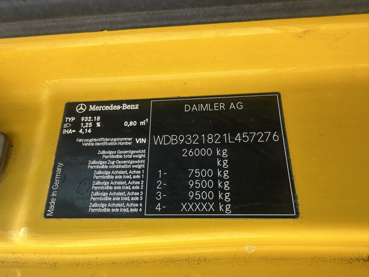 Mercedes-Benz Actros 3348 AK 6x6 Actros 3348 AK 6x6, Bordmatik links - Самосвал камион: снимка 4 Mercedes-Benz Actros 3348 AK 6x6 Actros 3348 AK 6x6, Bordmatik links - Самосвал камион: снимка 4