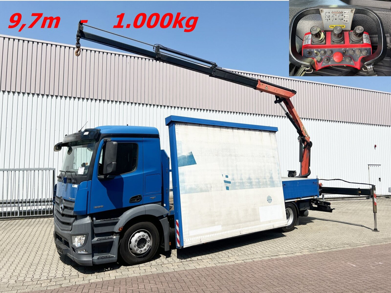 Mercedes-Benz Antos 1836 L 4x2 Antos 1836 L 4x2, Glastransporter, Heckkran Palfinger Pk 12002-EH, Funk - Камион с кран: снимка 1 Mercedes-Benz Antos 1836 L 4x2 Antos 1836 L 4x2, Glastransporter, Heckkran Palfinger Pk 12002-EH, Funk - Камион с кран: снимка 1