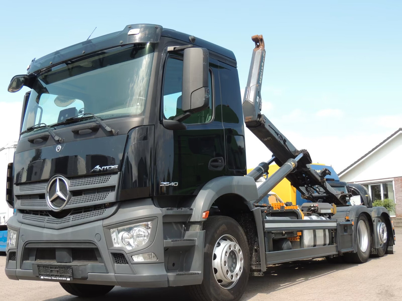 Mercedes-Benz Antos 2540 L 6x2 Antos 2540 L 6x2, Lenk-Liftachse, Meiller, Funk - Мултилифт с кука камион: снимка 1 Mercedes-Benz Antos 2540 L 6x2 Antos 2540 L 6x2, Lenk-Liftachse, Meiller, Funk - Мултилифт с кука камион: снимка 1