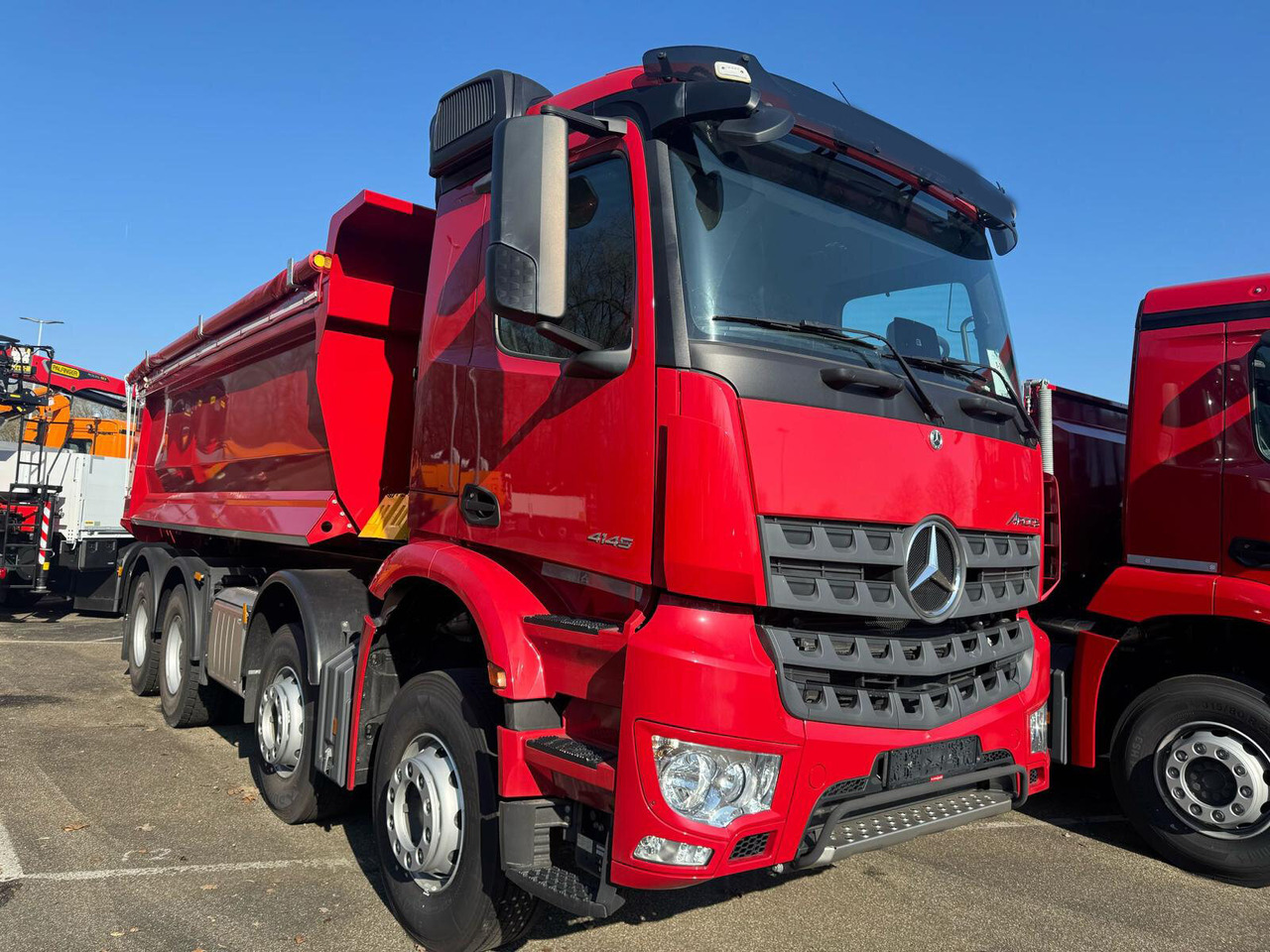 Mercedes-Benz Arocs 4145 K 8x4/4 Arocs 4145 K 8x4/4, Grounder, MultimediaCockpit, Navi, Stahlmulde ca. 16m³ - Самосвал: снимка 1 Mercedes-Benz Arocs 4145 K 8x4/4 Arocs 4145 K 8x4/4, Grounder, MultimediaCockpit, Navi, Stahlmulde ca. 16m³ - Самосвал: снимка 1