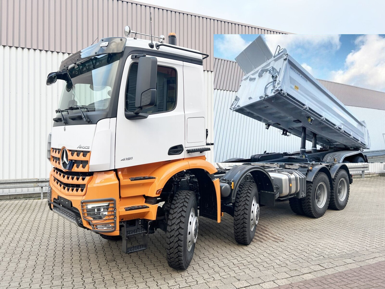 Mercedes-Benz Arocs 4151 AK 8x8/4 Arocs 4151 AK 8x8/4, Grounder - Самосвал камион: снимка 1 Mercedes-Benz Arocs 4151 AK 8x8/4 Arocs 4151 AK 8x8/4, Grounder - Самосвал камион: снимка 1