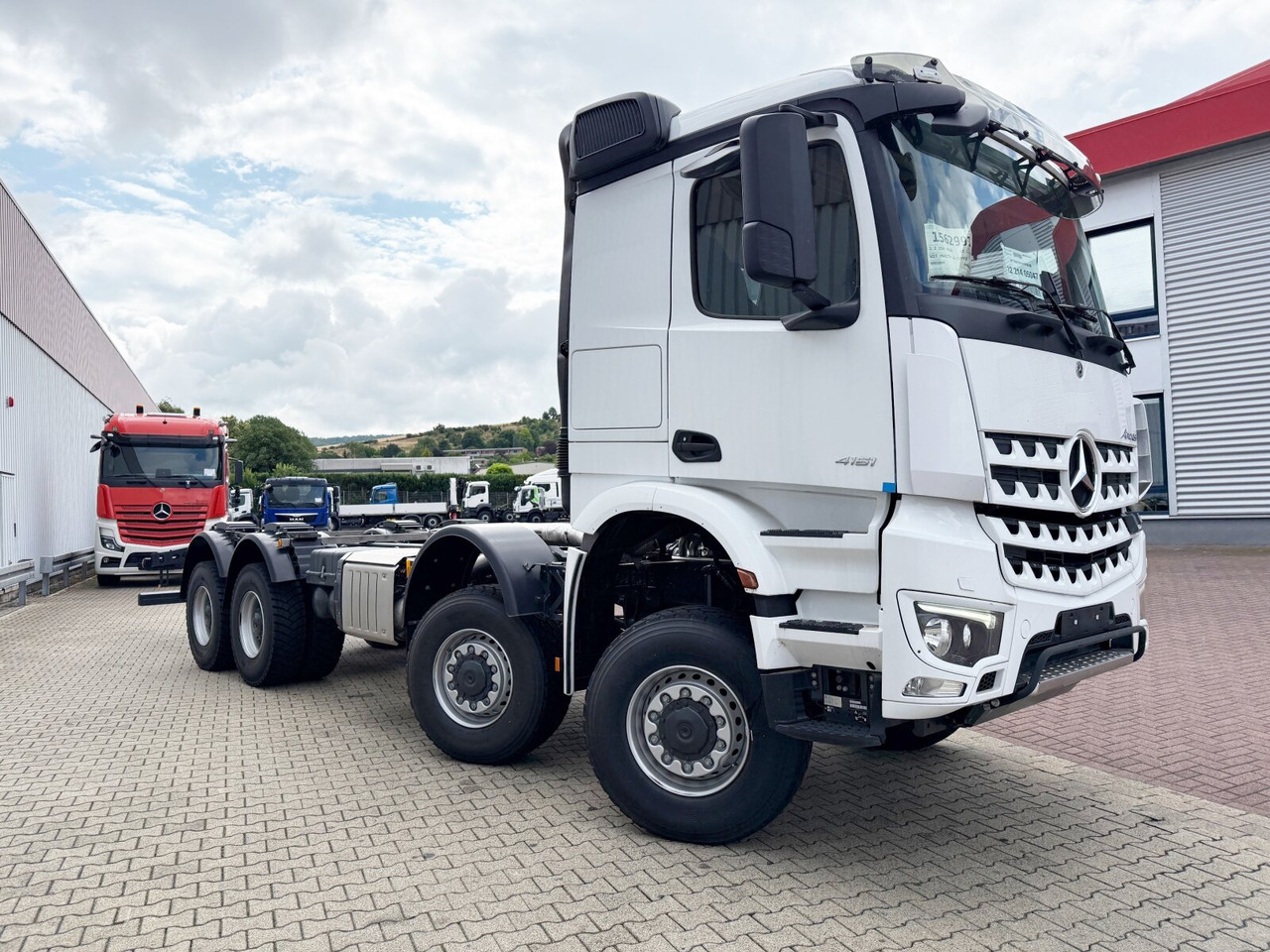 Нови Шаси кабина Mercedes-Benz Arocs 4151 AK 8x8/4 Arocs 4151 AK 8x8/4, Retarder, Navi, MultimediaCockpit, Grounder: снимка 9