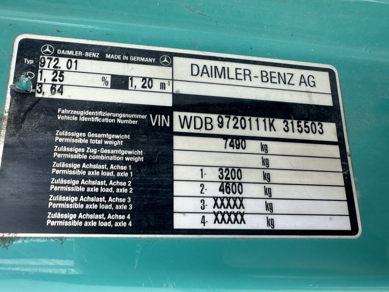 Mercedes-Benz Atego 815 K 4x2 Atego 815 K 4x2, 2x AHK - Самосвал камион: снимка 3 Mercedes-Benz Atego 815 K 4x2 Atego 815 K 4x2, 2x AHK - Самосвал камион: снимка 3