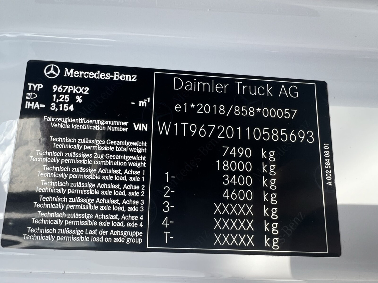 Mercedes-Benz Atego 818 K 4x2 Atego 818 K 4x2, Meiller-Kipper, mehrfach Vorhanden! - Самосвал камион: снимка 2 Mercedes-Benz Atego 818 K 4x2 Atego 818 K 4x2, Meiller-Kipper, mehrfach Vorhanden! - Самосвал камион: снимка 2