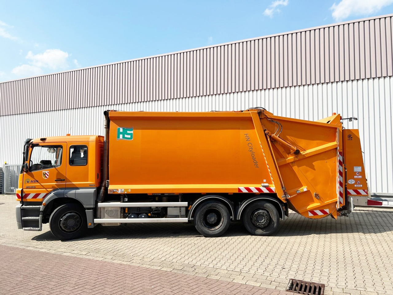 Боклукчийска кола За превоз на боклук Mercedes-Benz Axor 2529 L 6x2 Axor 2529 L 6x2, Lenkachse, HN-Cityloader, Zöller-Schüttung: снимка 15