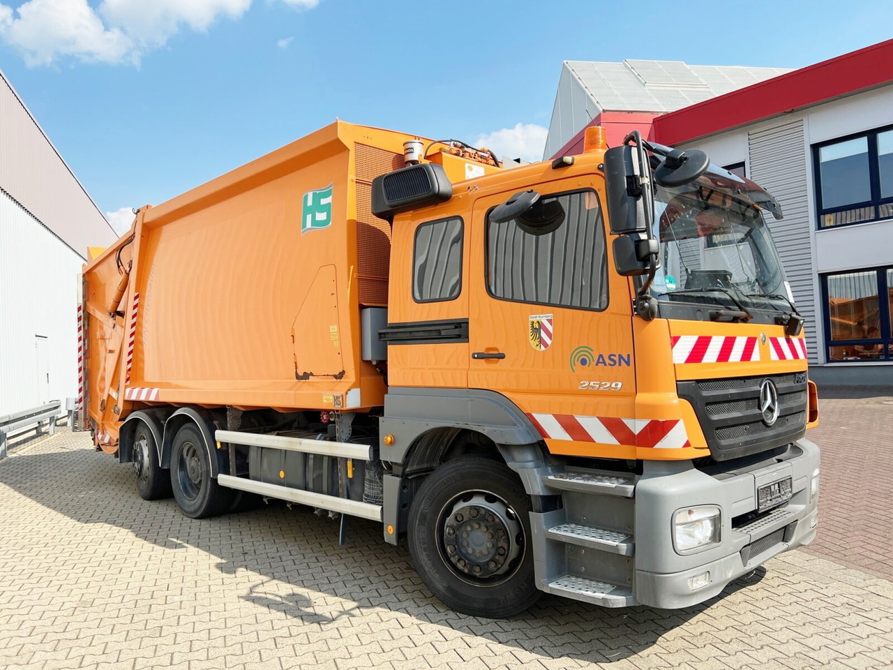 Боклукчийска кола За превоз на боклук Mercedes-Benz Axor 2529 L 6x2 Axor 2529 L 6x2, Lenkachse, HN-Cityloader, Zöller-Schüttung: снимка 9