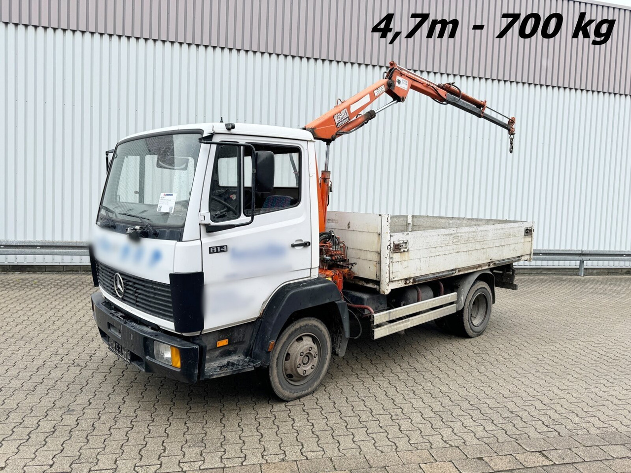 Mercedes-Benz LK 814 4x2 LK 814 4x2, 6-Zylinder, Kran Tirre Euro 35 - Камион с кран, Бордови камион: снимка 1 Mercedes-Benz LK 814 4x2 LK 814 4x2, 6-Zylinder, Kran Tirre Euro 35 - Камион с кран, Бордови камион: снимка 1