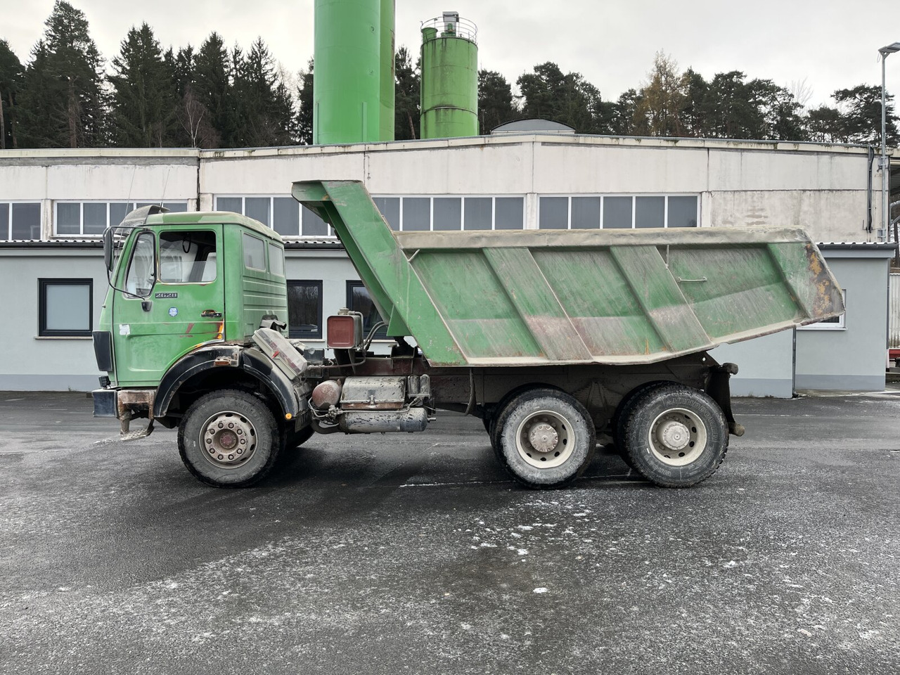 Mercedes-Benz NG 2628 K 6x4 NG 2628 K 6x4, V8, MEILLER Stahlmulde ca. 10³ - Самосвал: снимка 1 Mercedes-Benz NG 2628 K 6x4 NG 2628 K 6x4, V8, MEILLER Stahlmulde ca. 10³ - Самосвал: снимка 1