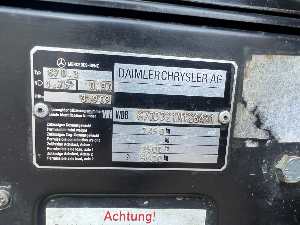 Mercedes-Benz Vario 816 D 4x2 Doka Vario 816 D 4x2 Doka, 2x AHK, Meiller Kipper - Самосвал камион: снимка 5 Mercedes-Benz Vario 816 D 4x2 Doka Vario 816 D 4x2 Doka, 2x AHK, Meiller Kipper - Самосвал камион: снимка 5