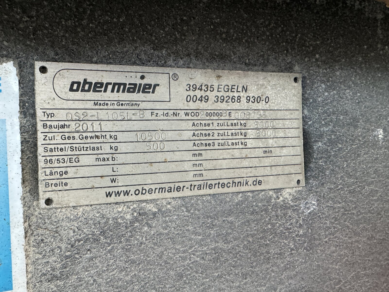 OS2-L105 L/B OS2-L105 L/B, durchladbar, Edscha, Ex-Fahrschule! - Бордово ремарке/ Платформа: снимка 5 OS2-L105 L/B OS2-L105 L/B, durchladbar, Edscha, Ex-Fahrschule! - Бордово ремарке/ Платформа: снимка 5