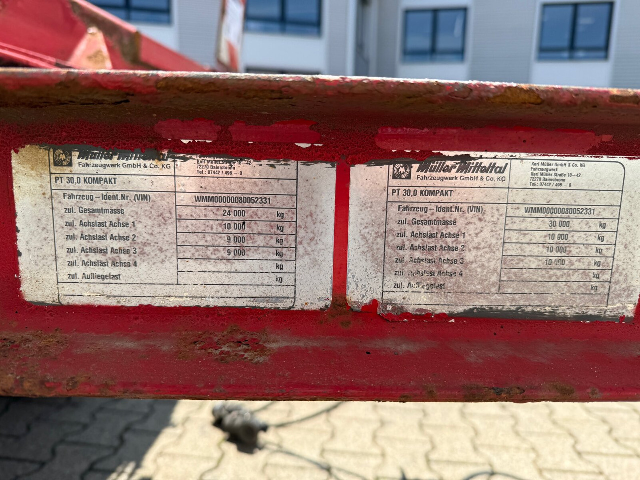 PT 30,0 Kompakt PT 30,0 Kompakt, verbr. auf 3m - Нискорамна площадка ремарке: снимка 4 PT 30,0 Kompakt PT 30,0 Kompakt, verbr. auf 3m - Нискорамна площадка ремарке: снимка 4