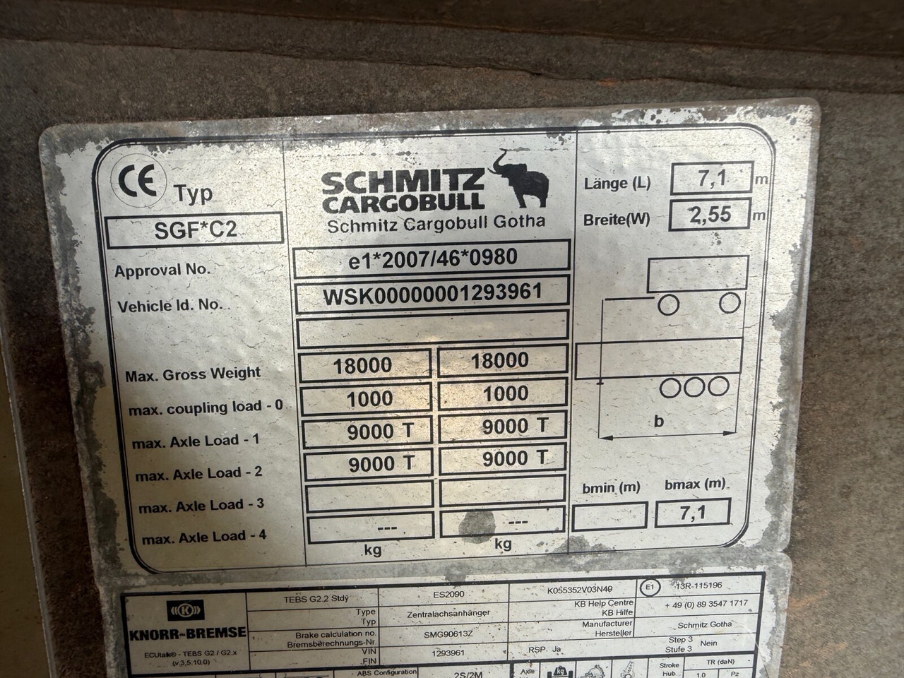 Schmitz Cargobull ZKI 18-4.9 ZKI 18-4.9, Alu-Bordwände, ca. 10m³ - Самосвал ремарке: снимка 3 Schmitz Cargobull ZKI 18-4.9 ZKI 18-4.9, Alu-Bordwände, ca. 10m³ - Самосвал ремарке: снимка 3
