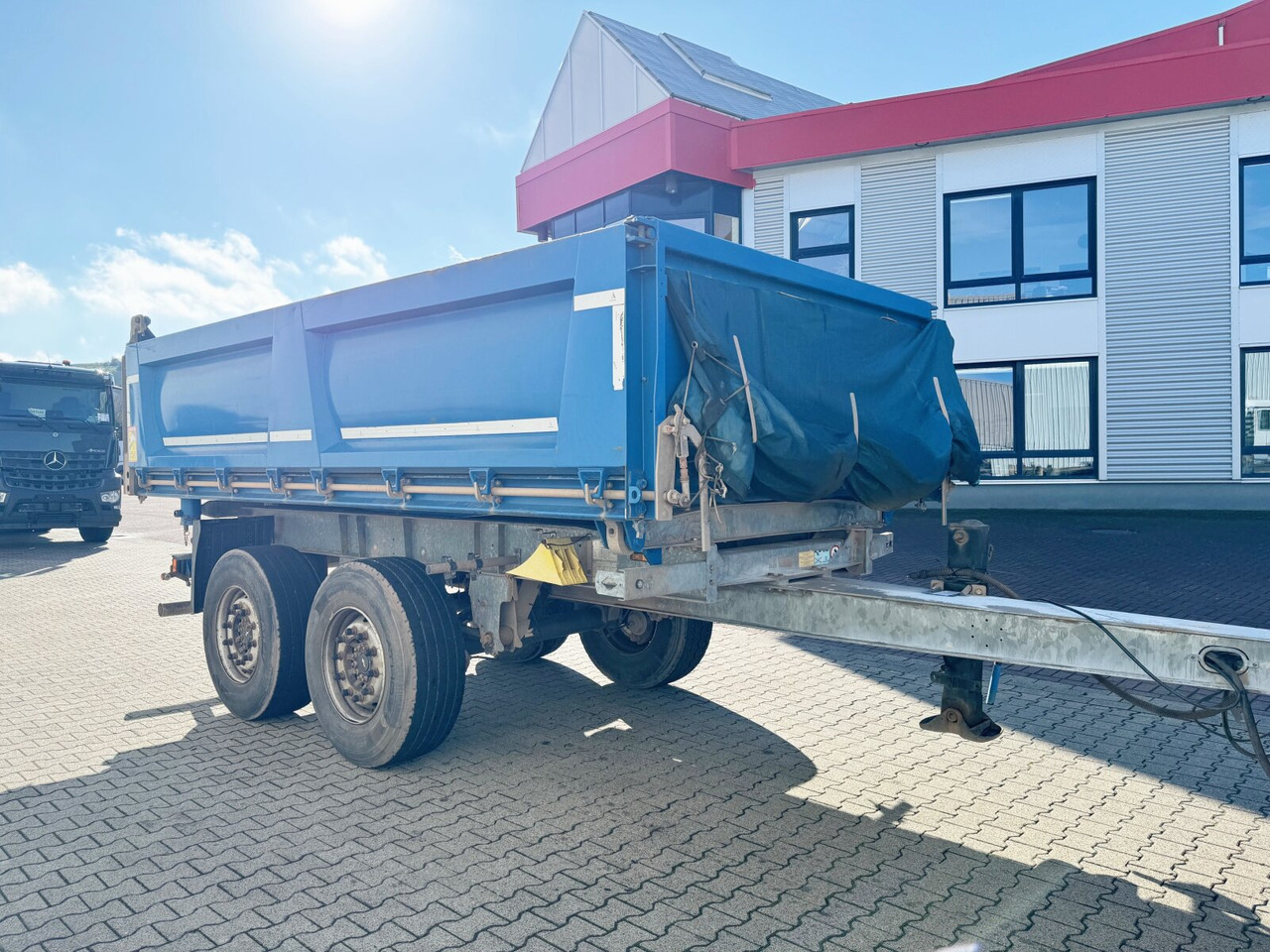 Самосвал ремарке Schmitz Cargobull ZKI 18-4.9 ZKI 18-4.9, Stahlbordwände ca. 10m³, Rahmen Verzinkt: снимка 8