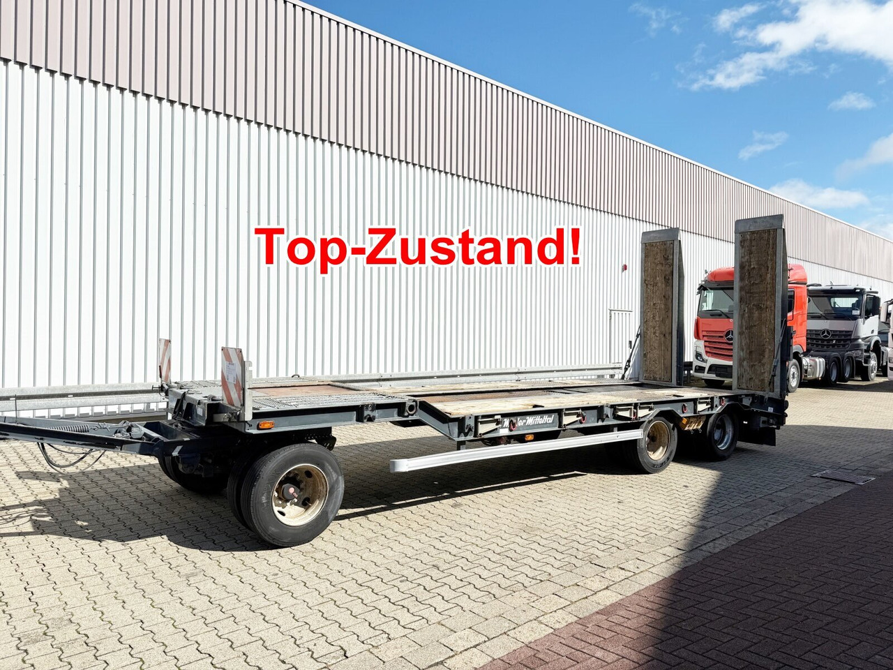 Нискорамна площадка ремарке За превоз на тежка техника T 3 Profi 30,0 T 3 Profi 30,0, Verbreiterbar auf 3m: снимка 1