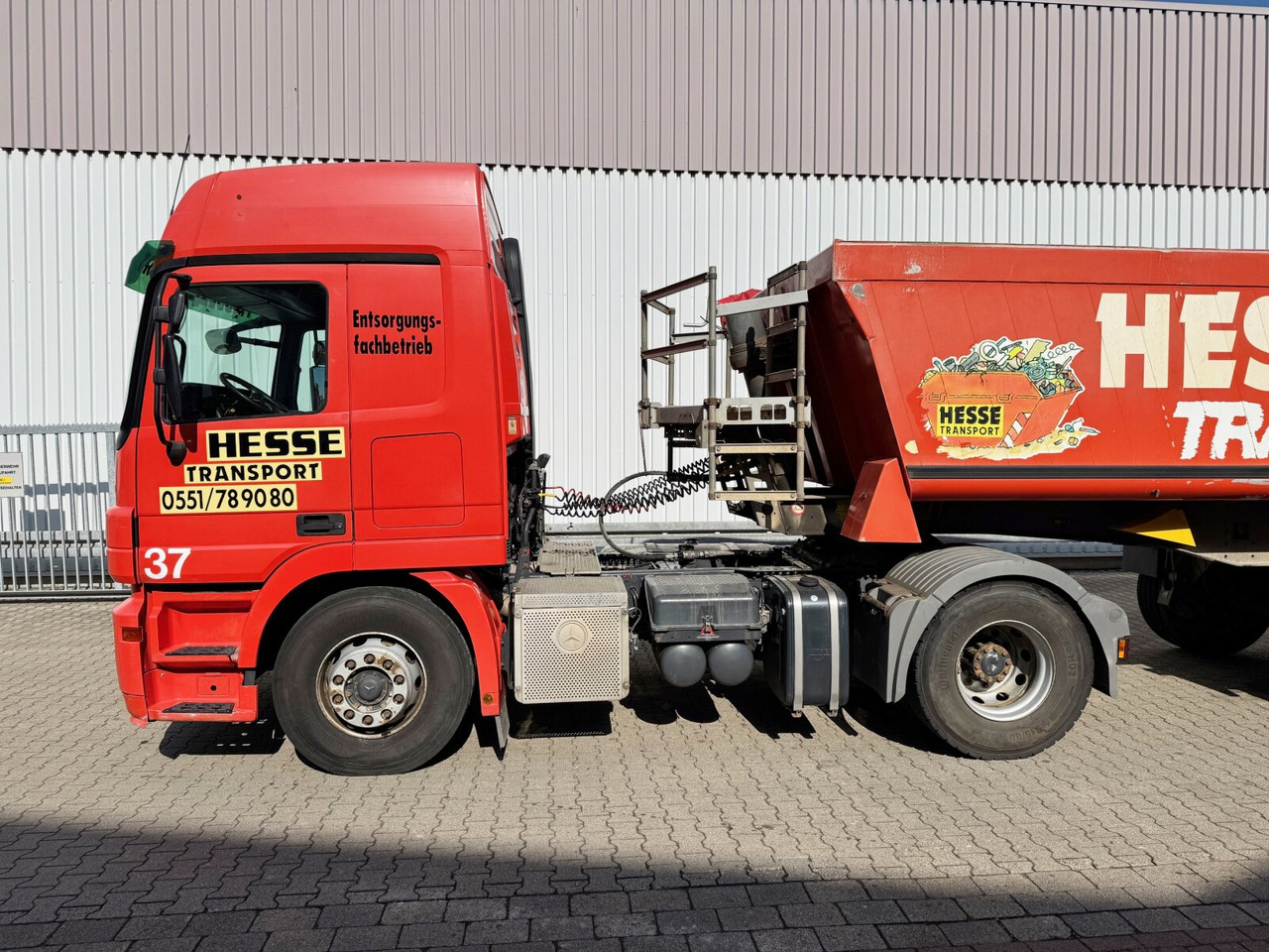 Влекач Mercedes-Benz Actros 1844 LS 4x2 Actros 1844 LS 4x2, Kipphydraulik: снимка 12