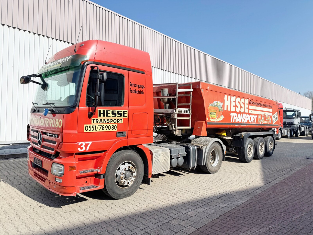 Влекач Mercedes-Benz Actros 1844 LS 4x2 Actros 1844 LS 4x2, Kipphydraulik: снимка 8