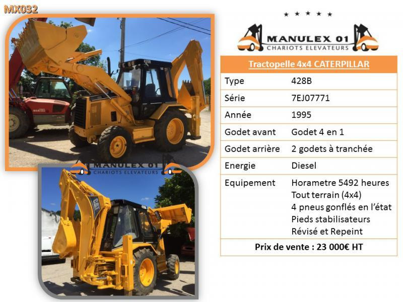 Caterpillar 428 B - Багер-товарач: снимка 5 Caterpillar 428 B - Багер-товарач: снимка 5