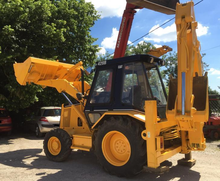 Caterpillar 428 B - Багер-товарач: снимка 2 Caterpillar 428 B - Багер-товарач: снимка 2
