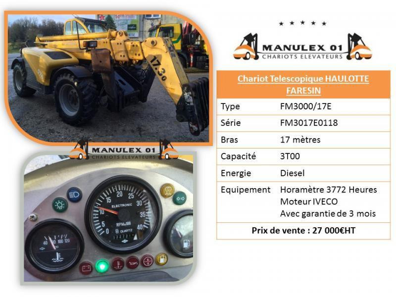 Faresin-Haulotte FM3000/17E - Телескопичен товарач: снимка 2 Faresin-Haulotte FM3000/17E - Телескопичен товарач: снимка 2