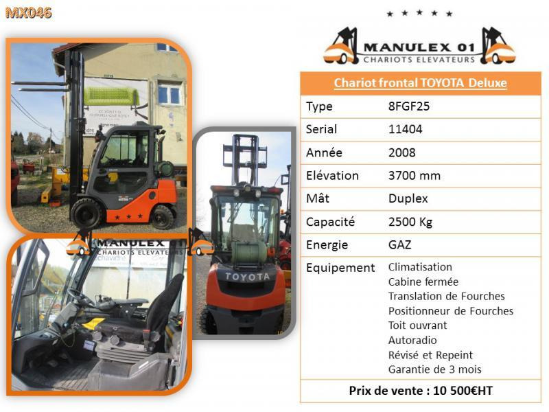 Toyota 8FGF25 - Газокар: снимка 5 Toyota 8FGF25 - Газокар: снимка 5