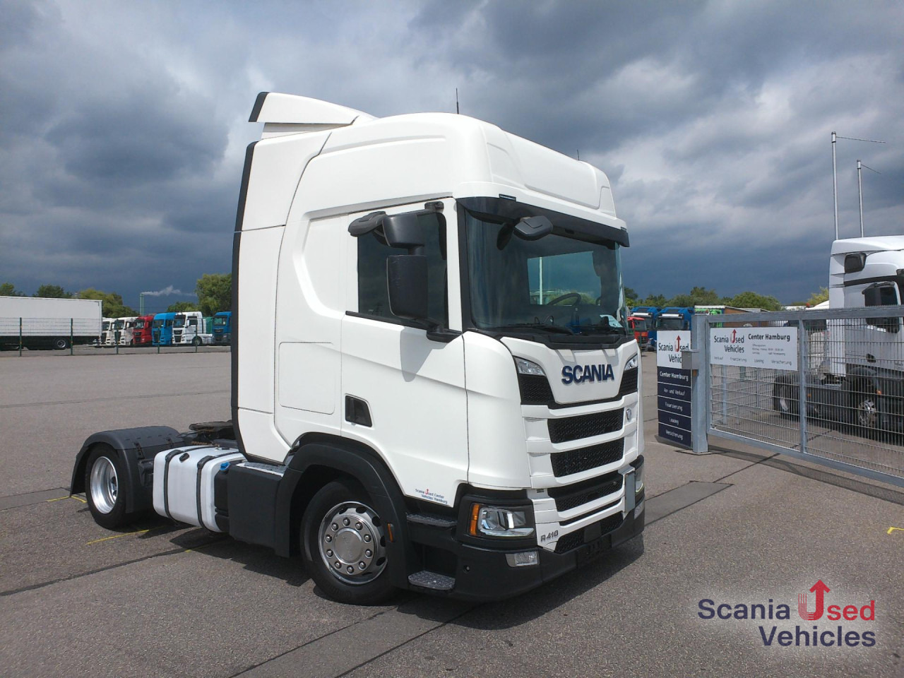 Влекач SCANIA R 410 A4x2EB Mega Standklima 2 Tanks TOP: снимка 1