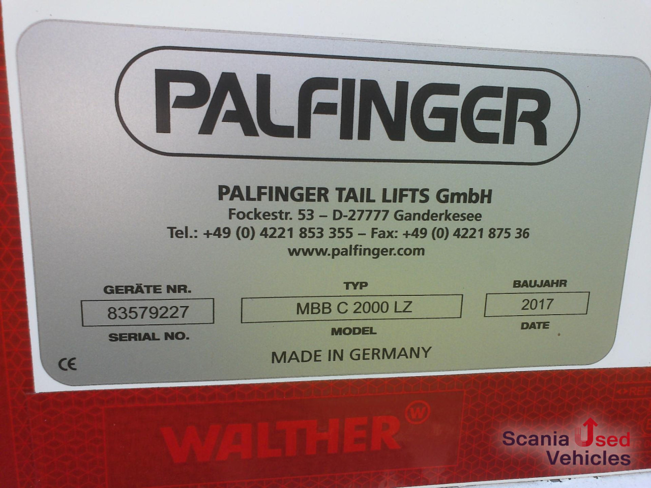 Walther Durchlader mit LBW MBB 2,0T - Затворена каросерия ремарке: снимка 2 Walther Durchlader mit LBW MBB 2,0T - Затворена каросерия ремарке: снимка 2