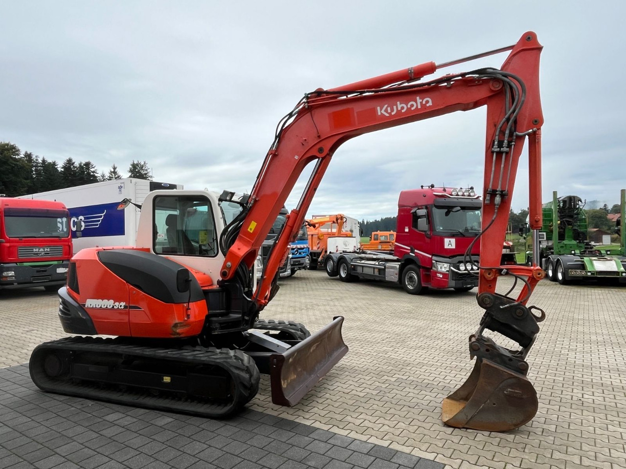 Kubota KX 080-3 Powertilt MS 08 - Мини багер: снимка 4 Kubota KX 080-3 Powertilt MS 08 - Мини багер: снимка 4