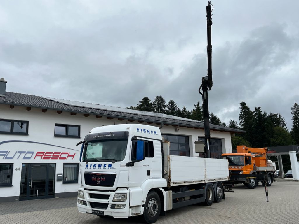 MAN TGS 26.440 Baustoff mit HIAB XS 166 Kran MAN TGS 26.440 Baustoff mit HIAB XS 166 Kran - Бордови камион, Камион с кран: снимка 1 MAN TGS 26.440 Baustoff mit HIAB XS 166 Kran MAN TGS 26.440 Baustoff mit HIAB XS 166 Kran - Бордови камион, Камион с кран: снимка 1