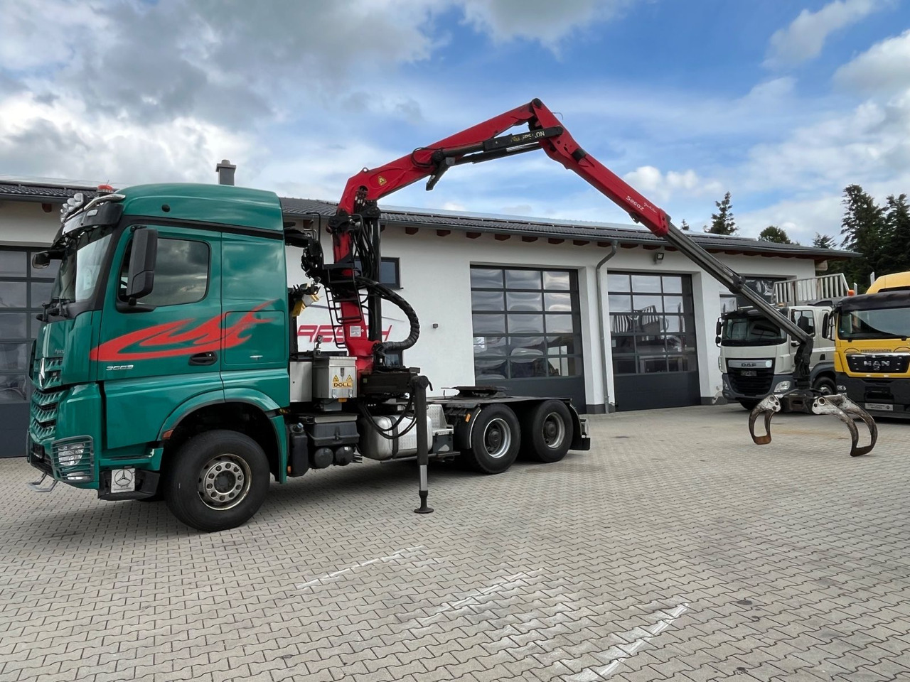 Mercedes-Benz Arocs 2663 6x4 mit Epsilon S260Z Langholzkran - Влекач: снимка 1 Mercedes-Benz Arocs 2663 6x4 mit Epsilon S260Z Langholzkran - Влекач: снимка 1