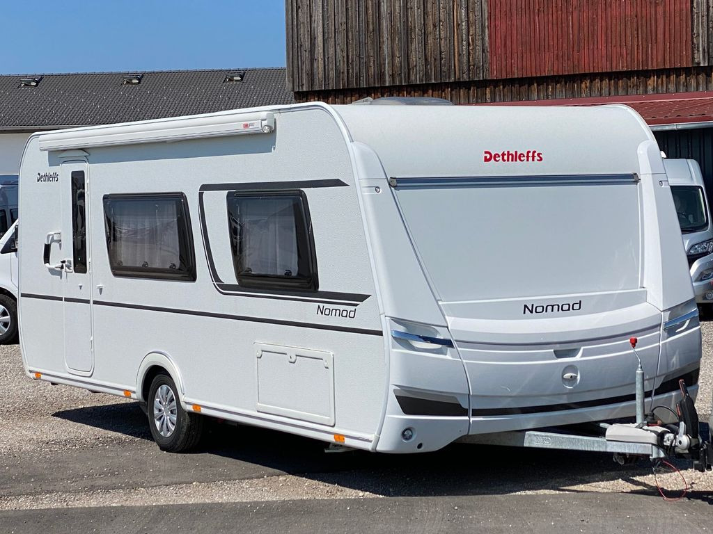 Dethleffs Nomad 520 ELT, Heckbad, SAT, Mover, Markise, ec - Каравана: снимка 1 Dethleffs Nomad 520 ELT, Heckbad, SAT, Mover, Markise, ec - Каравана: снимка 1