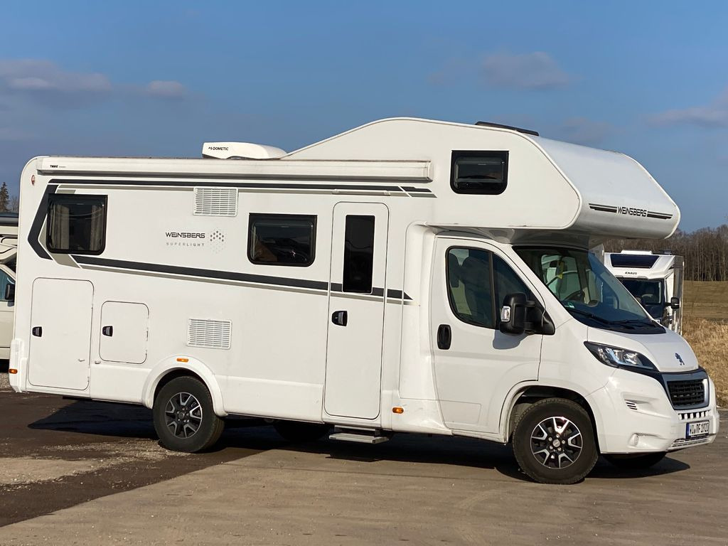 Алковен кемпер Weinsberg CaraHome 650 DG Markise / Heckträger /Standklima: снимка 1