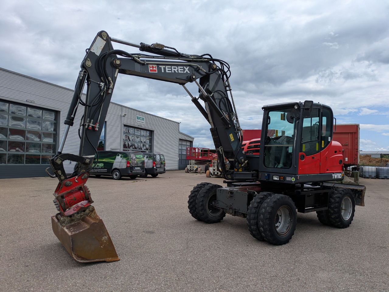TEREX TW110 Mobilbagger Powertilt Rußpartikelfilter - Колесен багер: снимка 1 TEREX TW110 Mobilbagger Powertilt Rußpartikelfilter - Колесен багер: снимка 1