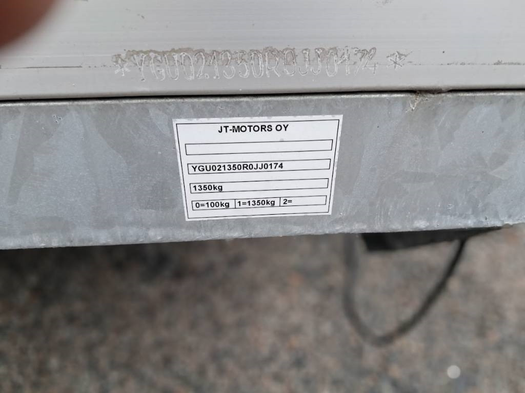 Ремарке за кола JJ-Trailer MV 3000FB Myyntivaunu: снимка 12