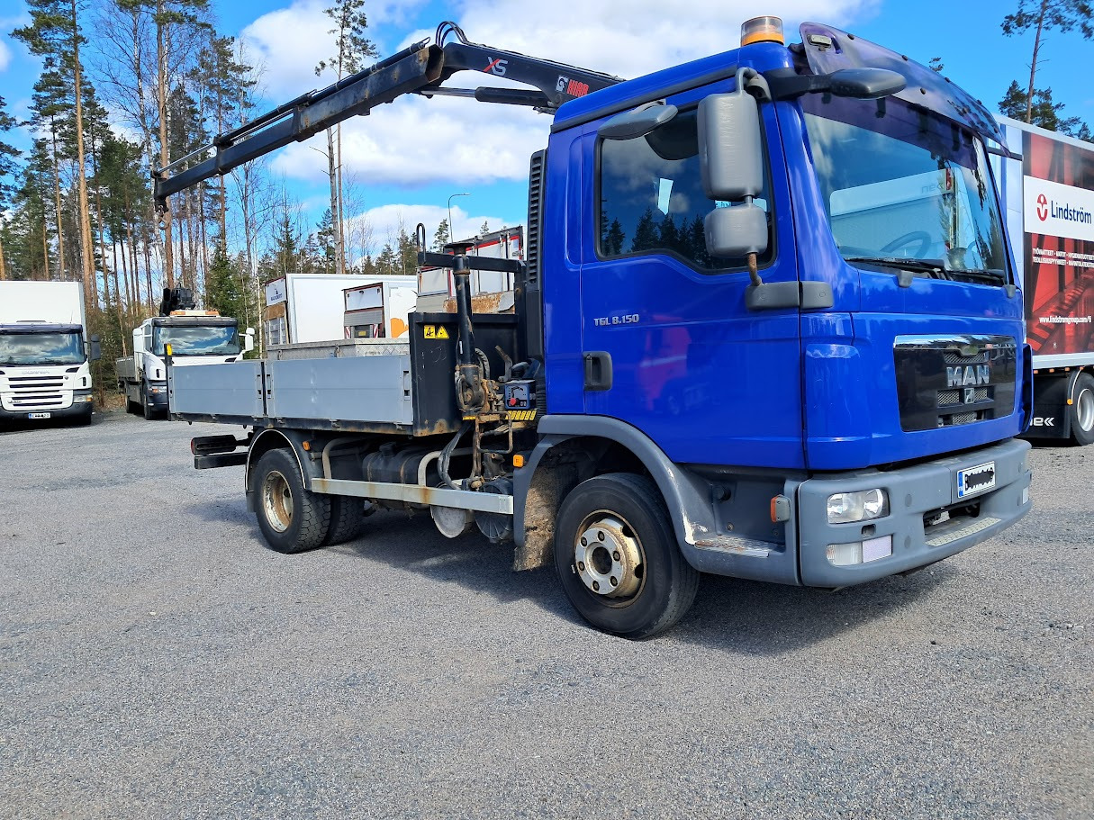 Man TGL 8.150 - Камион с кран: снимка 1 Man TGL 8.150 - Камион с кран: снимка 1