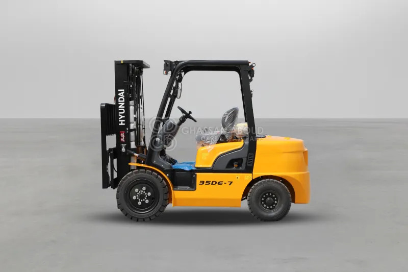 Hyundai Forklift 35DE-7 3.5 TONS DIESEL 3 STAGE - Дизелов мотокар: снимка 2 Hyundai Forklift 35DE-7 3.5 TONS DIESEL 3 STAGE - Дизелов мотокар: снимка 2