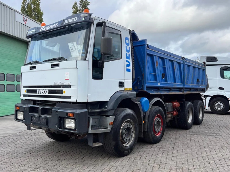 Iveco Eurotrakker 340E37 8x4, Manual injection, STEEL DUMPER, FULL SPRING - Самосвал камион: снимка 3 Iveco Eurotrakker 340E37 8x4, Manual injection, STEEL DUMPER, FULL SPRING - Самосвал камион: снимка 3