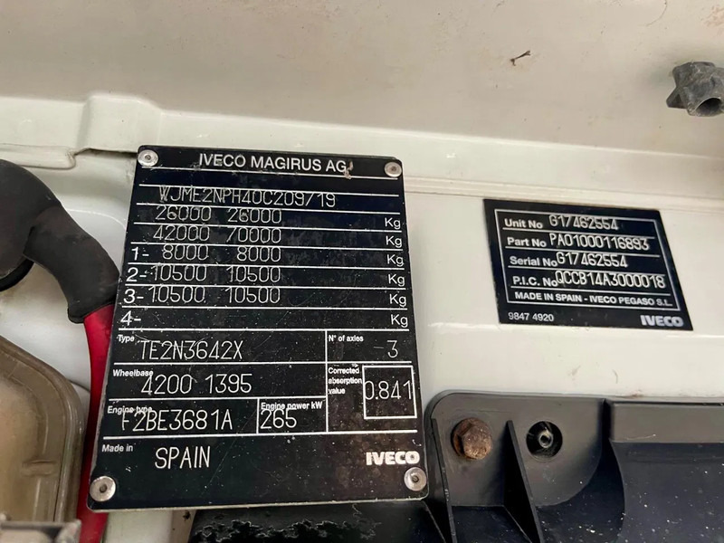 Камион с кран Iveco Stralis 360 6x2 Manual gearbox: снимка 19 Камион с кран Iveco Stralis 360 6x2 Manual gearbox: снимка 19