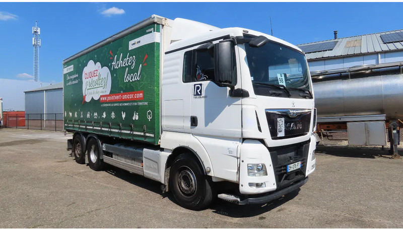 MAN TGX 18.480 446577 KM! RETARDER+ liftaxel + moving axel - Камион с брезент: снимка 3 MAN TGX 18.480 446577 KM! RETARDER+ liftaxel + moving axel - Камион с брезент: снимка 3