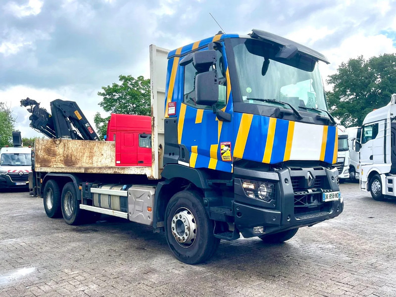 Renault C430 HIAB X-HIDOU 18 8 , RETARDER, WHEELBASE 4.35M, NAVI - Камион с кран: снимка 1 Renault C430 HIAB X-HIDOU 18 8 , RETARDER, WHEELBASE 4.35M, NAVI - Камион с кран: снимка 1